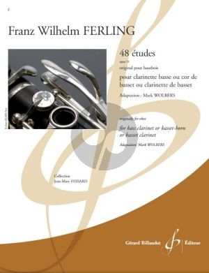 Ferling 48 Etudes Op. 31 Bass Clarinet or Basset-horn (transcr. Mark Wolbers)