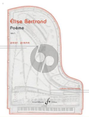 Bertrand Poeme Op. 5 Piano solo