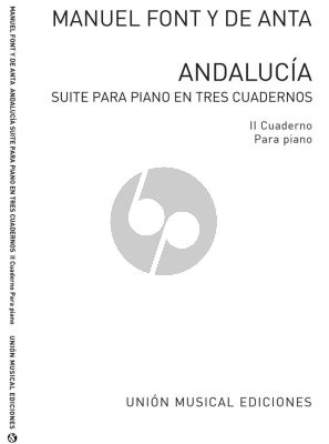 Font y De Anta Andalucia Suite vol. 2 Piano solo