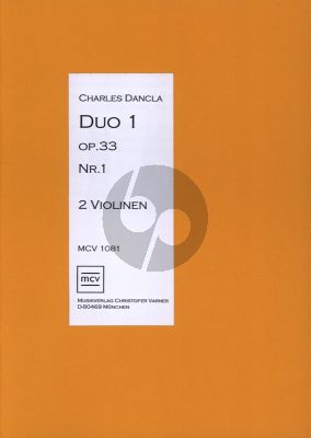 Dancla Duo op.33 no.1 für 2 Violinen