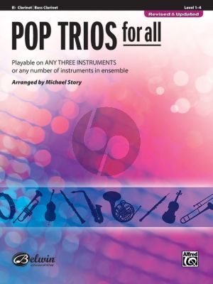 Pop Trios for All for Clarinet (or Bass Clarinet) (arr. Michael Story)
