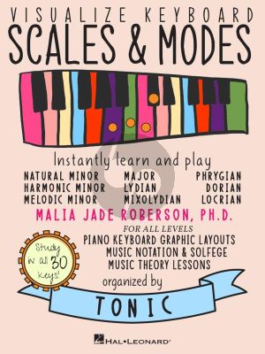Roberson Visualize Keyboard Scales & Modes (Instantly Learn and Play, Designed for all Musicians)