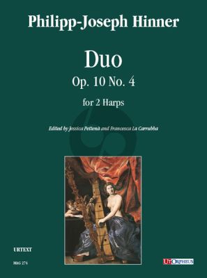 Hinner Duo Op. 10 No. 4 for 2 Harps (Score/Parts) (edited by Jessica Pettenà and Francesca La Carrubba)