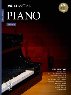 RSL Classical Piano Grade 6 (2021) (Book with Audio online)