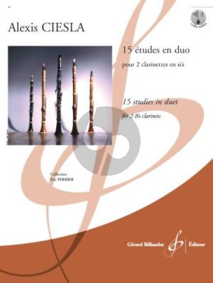 Ciesla 15 Etudes en Duo 2 Clarinettes