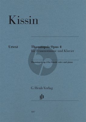 Kissin Thanatopsis Op. 4 für Frauenstimme und Klavier