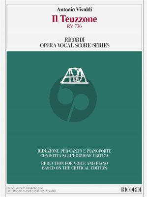 Vivaldi Il Teuzzone RV 736 Vocal Score (It./engl.) (edited by A. Borin)