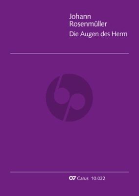 Rosenmuller Die Augen des Herrn sehen auf  SATB, 2 Violinen und Bc Partitur