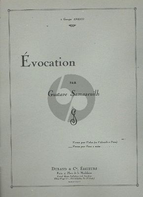 Samazeuilh Evocation Piano