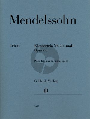 Mendelssohn Piano Trio No. 2 c-minor Op. 66 Violin-Violoncello and Piano (Ernst Herttrich)