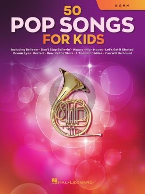 50 Pop Songs for Kids for Horn