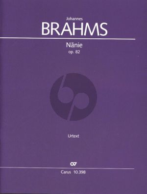 Brahms Nanie Op.82 SATB und Orchester Partitur (Rainer Boss)