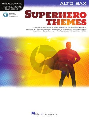 Superhero Themes Instrumental Play-Along for Alto Saxophone (Book with Audio online)