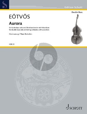 Eotvos Aurora for Double Bass solo-String Orchestra with Accordion