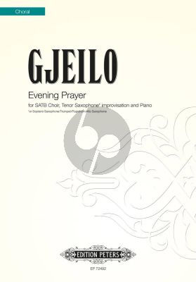 Gjeilo Evening Prayer SATB with Tenor Saxophone improvisation and Piano