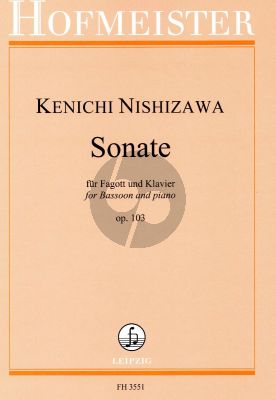Nishizawa Sonate Op. 103 Fagott und Klavier