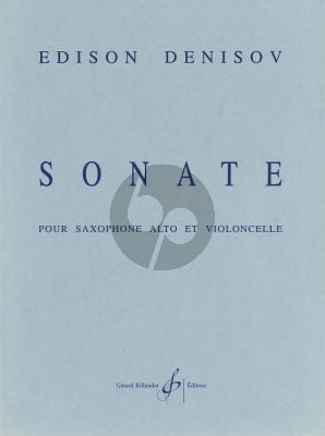 Denisov Sonate Saxophone Alto - Violoncelle