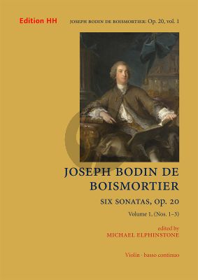 Boismortier 6 Sonatas Op. 20 Vol. 1 No. 1 - 3 Violin and Bc (edited by Michael Elphinston)