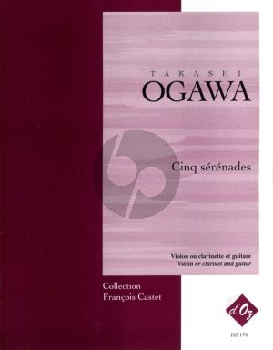 Ogawa Cinq Serenades (1998) Violon ou Clarinette et Guitare