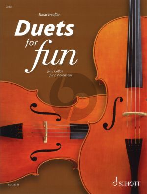 Duets for Fun for 2 Cellos (Edited by Elmar Preusser) (Easy to Intermediate)