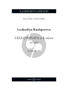 Kashperova Sonata Op. 1 No. 2 E-minor Cello and Piano