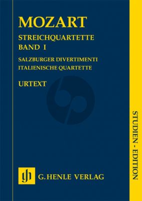 Mozart Streichquartette Band I Taschenpartitur (Herausgeber Wolf-Dieter Seiffert) (Salzburger Divertimenti, Italienische Quartette)