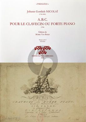 Nicolai L’A.B.C pour le clavecin ou forte piano Book with Cd (Comprend 32 leçons et des suppléments classés par tonalité) (Edited by Marie Van Rhijn)