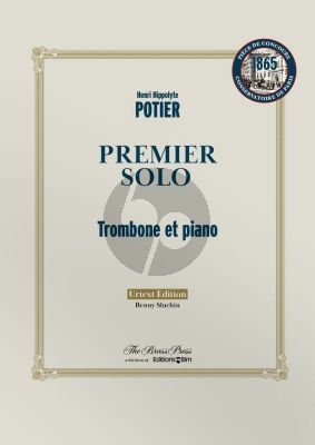 Potier Premier Solo for trombone and piano