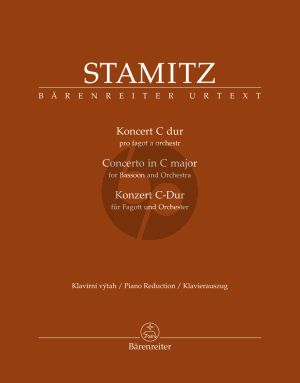 Stamitz Concerto C-major for Bassoon and Orchestra (piano reduction) (edited by Ondrej Šindelár)