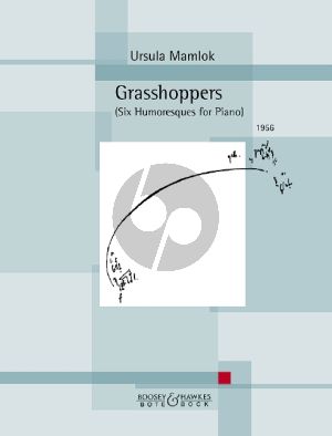 Mamlok Grasshoppers Piano solo (Six Humoresques)