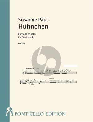 Paul Hühnchen Violine solo