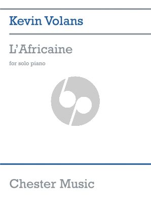 Volans L'Africaine for Piano solo
