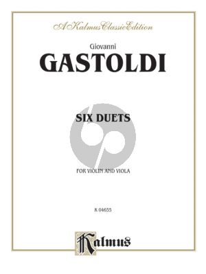 Gastoldi 6 Duets for Violin and Viola