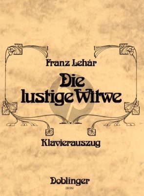 Lehar Lustige Witwe Klavierauszug / Vocal Score