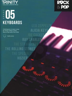 Album Trinity College London Rock & Pop 2018 Keyboards Grade 5 Book & Online Audio/Video Downloads