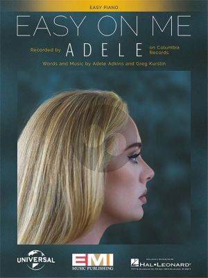 Adele Easy On Me Easy Piano (single sheet)
