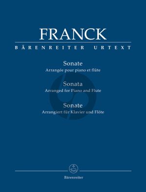 Franck Sonata for Piano and Flute (edited by Douglas Woodfull-Harris)