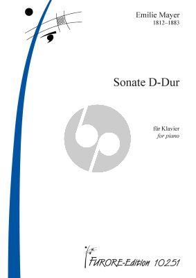 Mayer Sonate D-Dur for piano