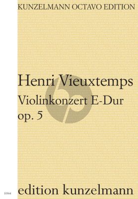 Vieuxtemps Konzert E-Dur Op. 5 für Violine und Orchester (Partitur) (Olaf Adler)