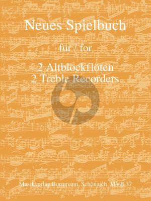 Neues Spielbuch 2 Altblockfloten (arr. Johannes Bornmann)