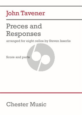 Tavener Preces and Responses for 8 Cellos (Score/Parts) (arr. Steven Isselis)