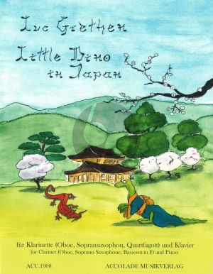 Grethen Little Dino in Japan fur Oboe (Klarinette in Bb, Sopransaxophon, Quartfagott) und Klavier