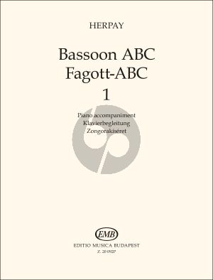 Herpay Bassoon ABC Vol.1 Piano Accompaniment