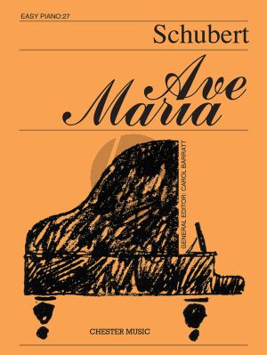 Schubert Ave Maria Op.52 No.6 D.839 for Easy Piano (Arranged by Carol Barratt)