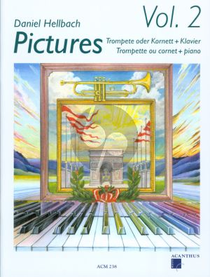 Hellbach Pictures Vol.2 fur Trompete oder Kornet und Klavier Buch mit Cd