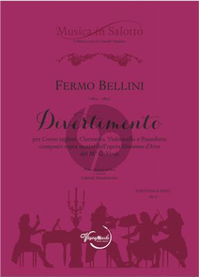 Bellini Divertimento for English Horn, Clarinet in Bb, Violoncello and Piano Score and Parts (composed on motifs from the opera Giovanna d'Arco by Maestro G. Verdi)