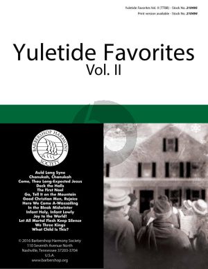 Yuletide Favorites Vol.2 TTBB a cappella