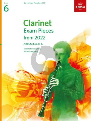 ABRSM Clarinet Exam Pieces from 2022 Grade 6 (Book with Audio online)