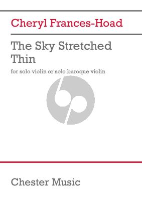 Frances-Hoad The Sky Stretched Thin Violin solo or Baroque Violin