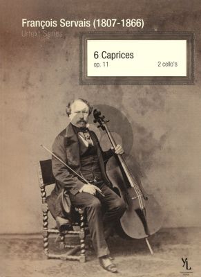 Servais 6 Caprices Op.11 for 2 Cellos